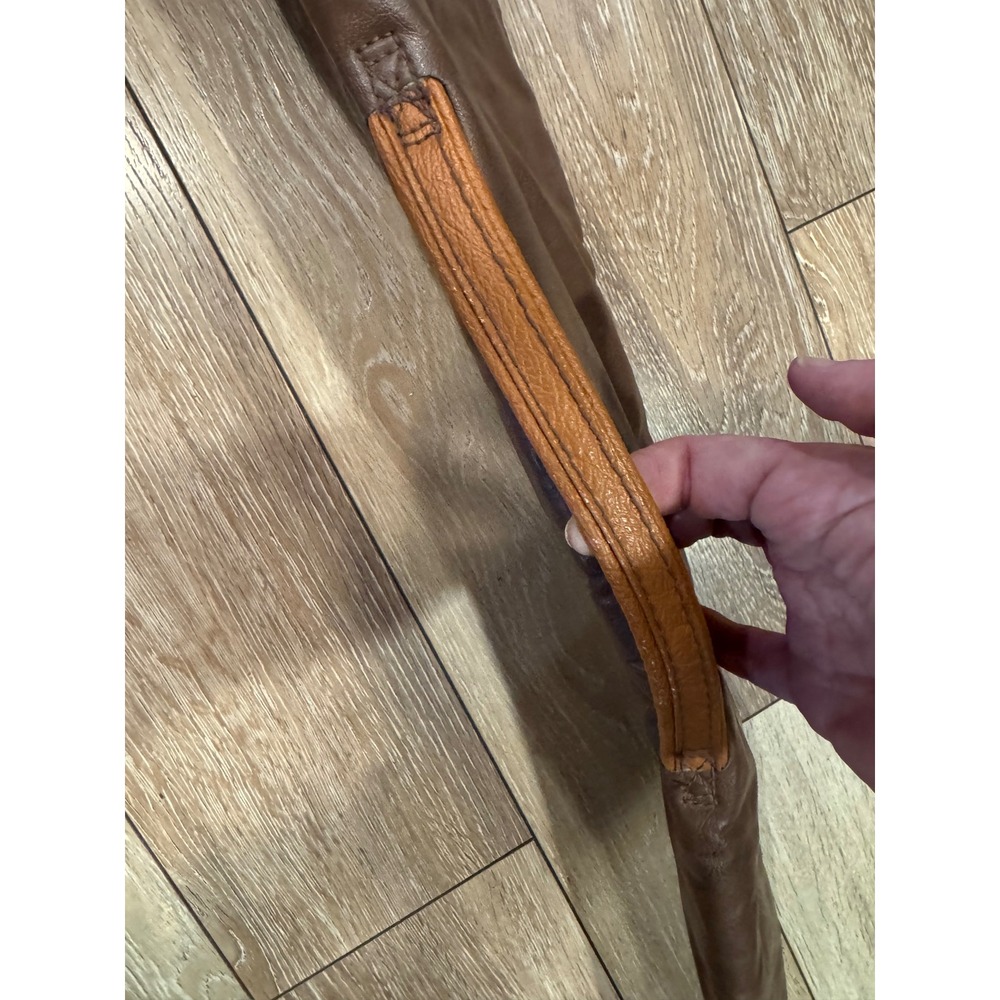 Vintage Brown Padded Soft Rifle Shotgun Case 46 Inch Buckle Closure Carry Handle - Picture 4 of 10